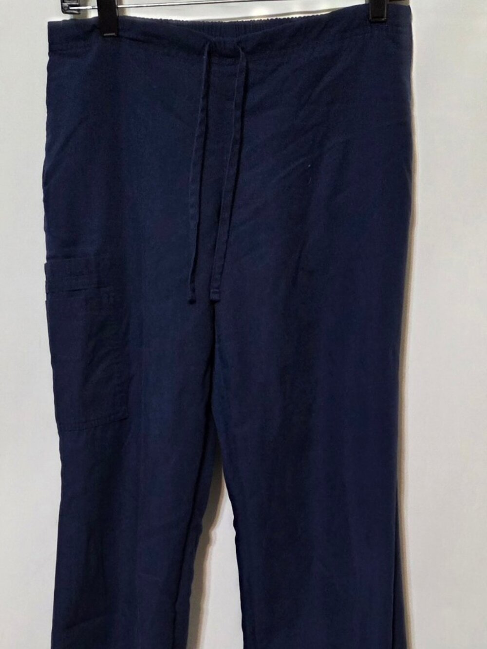 SB Scrub Drawstring Straight Legged Navy Scrub Pants   SIZE: Small
